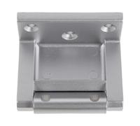 Ciieeo Heavy Duty Zinc Alloy Swing Bar Latch Lock for Inward Swinging Doors, White Privacy Reinforcer for Hotel and Home Security, Portable Door Safety Lock for Travel Use