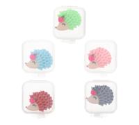 Ciieeo Hedgehog Needle Minder 5 Pack Cross Stitch Needle Holder for Sewing Holder and Embroidery Accessories Compact Needlework Supplies for Pins Safe Storage and Easy Access