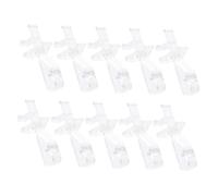Ciieeo Hidden Valance Clips for Window Blinds 1-7/8 Inch Plastic Valance Retainer Clips 10pcs Set for Vertical Blind Replacement and