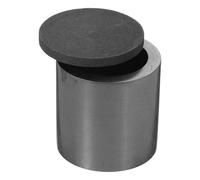 Ciieeo High Purity Graphite Crucible for Jewelry Casting Metal Smelting Mold with Lid High Temperature Resistant Laboratory Graphite Ingot Mold for Precious Metal Analysis