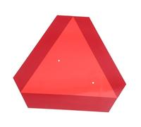 Ciieeo Highly Visible Reflective Slow Moving Vehicle Triangle Sign PVC Board Road Warning Sign for Golf Carts and Slow Vehicles Nighttime Safety