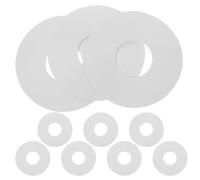 Ciieeo Inflatable Boat Air Valve Replacement Gasket Seal Extends 10pcs Sturdy Pvc Material with Compact Silicone Valve Pads for Dinghy and Air Mattress for Travel and Water Sports