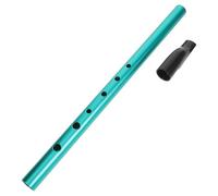 Ciieeo Irish Whistle Flute in C Key for Students, Beginner Wind Instrument for and Adults, Green Concert Recorder for School Band Practice