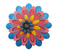 Ciieeo Iron Daisy Flower Wall Decor 3d Sunflower Decor Rustic Artistic Flair Indoor and Outdoor Use Vibrant Metal Garden Flowers