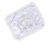Ciieeo Jewish Holiday Fabric Food Cover for Bread, Reusable Cloth Lid with Debris Protection, Lightweight and Washable, for Family Dinners and Picnics, White