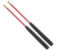 Ciieeo Juggling Sticks Chinese Diabolo Sticks with Non-slip Handles and Copper Tips 1 Pair for Skill Practice Indoor Outdoor Play