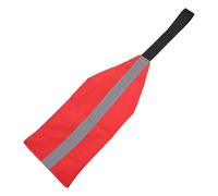 Ciieeo Kayak Towing Safety Flag with Double-Sided Reflective Red Stripes Oxford Cloth Kayak Outdoor Accessory for Canoe and Kayaking Warning