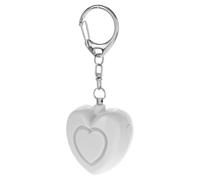 Ciieeo Key Heart-shaped for Outdoor Use for Daily Keychain Alarm Activities Ring with Waterproof Plastic Body 4.5v Capacity , Reusable Safe Personal Women