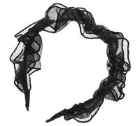 Ciieeo Lace Headband Sweet Headband Black Cloth One Size Fits Most Lightweight Hair Accessories for Everyday Use Family Gathering