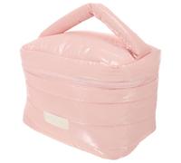 Ciieeo Large Capacity Travel Makeup Bag for Women, Ultra-Lightweight Down Cotton Cosmetic Organizer with Spacious Storage and Easy Maintenance, for Daily Use and Unpredictable Journeys