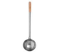 Ciieeo Large Cooking Spoon Stainless Steel Ladle with Long Handle Design for Easy Stirring and Serving, Sturdy Heavy Duty Wok Utensil Suitable for Home and Canteens Use