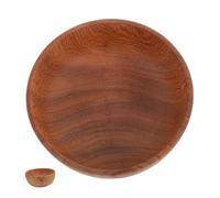 Ciieeo Large Rustic Wooden Salad Bowl Acacia Wood Mixing Bowl for Fruits and Snacks Natural Food-Grade Wood with Smooth Ergonomic Design for Casual and Formal Dining