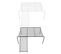Ciieeo Large Rutin Chicken Platform with Ladder Metal Chicken Rack for Poultry Habitat Supplies Landscape Stand for Feeding and Watering