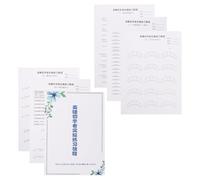 Ciieeo Lash Training Kit White Paper Practice Sheets with Mapping Guide for Beginners Self-Improvement