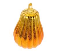Ciieeo LED Lighted Glass Pumpkin Lamp Orange Gradient Large Halloween Decor for Indoor Fall Parties Portable Pumpkin Night Light for Home Office Thanksgiving Table Centerpiece Compact