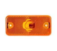 Ciieeo LED Trailer Marker Lamp with Plug for Truck and Trailer, Compact Plastic Side Marker Light with Excellent Illumination, for Driving the Road, Orange Indicator Light