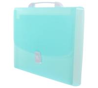 Ciieeo Light Green Anti-Scratch File Bag File Holder Organizer with Lightweight Design Multiple Storage Pockets Pp Material Beautiful Appearance for People to Work Suitable for Storing