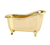 Ciieeo Lipstick Storage Box Cosmetic Organizer 6.5x4.3x3.2in Creative Fashionable Abs Bathtub Shape Efficient Useful Storage Holder for Home Dresser