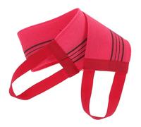 Ciieeo Long Dual-sided Exfoliating Back Scrubber Bath Towel for Shower, Red Body Scrubber Cloth with Soft Texture, Skin Exfoliator Suitable for Sensitive Skin and Daily Bathing