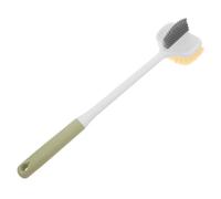 Ciieeo Long-Handled Foot Brush Toe Cleaning Brush with Soft Bristle and Silicone for Gentle Cleaning and Skin Exfoliation Shower Use for Adults and Seniors