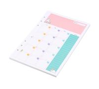Ciieeo Loose Leaf Planner Paper Refills Bright Colourful Design Monthly Plan Pattern 2pcs A5 Size 6 Holes Easy Page Turning, for Loose Leaf Notebooks and Planner Notepads