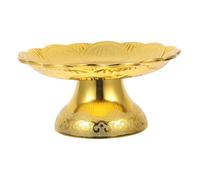 Ciieeo Lotus Offering Plate Elevated Fruit Tray Plastic Sacrificial Platter for Buddhist Temple Worship Home Decor Serving and Tribute