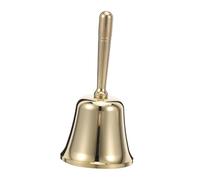 Ciieeo Loud Brass Hand Call Bell with Handle for Restaurant Service Metal Ringing Bell for Counter Clear Crisp Sound for Hotel Classroom Kitchen Use
