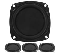 Ciieeo Loudspeaker Power and Stereo Consumption Frame Effect Low Immersive 4pcs - inch Vibration Membrane Diaphragm Plate, Passive Radiator Speaker Diaphragm with Iron for Home Decor