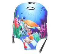 Ciieeo Luggage Protector Thickened Polyester Luggage Case Cover Foldable Dustproof Air Layer Travel Suitcase Protective Cover for Outdoor