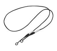 Ciieeo Magnetic Cord Noise Reduction with Anti-Lost Lanyard, Soft Black Earbud Holders for Sleep and Hearing Protection, Accessories with Connector Cord