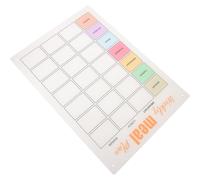 Ciieeo Magnetic Meal Board Sheet Kitchen Fridge Magnet Planning Menu Board Acrylic Comfortable Writing Magnetized Back for Kitchen Organization Weekly Dinner Plan