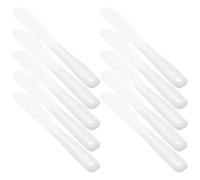 Ciieeo Makeup Spatulas 10Pcs Cosmetic Mixing Tools Sturdy PP Material Facial Mask Applicators Foundation Spoons for Beauty Spa Skin Care at Home