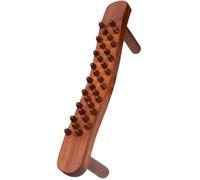 Ciieeo Manual Massage Stick Smooth Rolling and Ergonomic Design for Back and Legs Beech for Acupoint Massage and Warm-up Exercises, Sturdy Wood Guasha Massager Tool