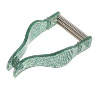 Ciieeo Manual Spring Facial Hair Remover Tool for Women, Facial Threading Epilator for Chin, Eyebrows and Lip, Portable Metal Hair Removal Device for Sensitive Skin, Green