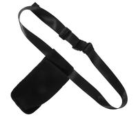 Ciieeo Massage Oil Bottle Waist Pouch Black Single Compartment Bottle Storage Bag for Masseurs Spa Lotion Holder for Massage Therapy