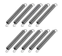 Ciieeo Mechanical Tension Spring for Mouse Cage, 10pcs Steel Extension Springs with Dual Hook Ends, 7mm OD x 0.8mm Wire, for Indoor Outdoor Use