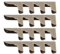 Ciieeo Metal Book Corner Guards 30Pcs Vintage Protective Covers for Photo Albums Scrapbooks and Notebooks Suitable for Document Protection