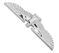 Ciieeo Metal Eagle Car Decal 3d Effect Silver Automotive Badge Stylish Design Versatile Application Easy Installation Exterior Car Sticker and Trucks