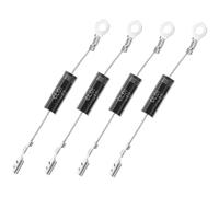 Ciieeo Microwave Oven Diode Rectifier High Voltage Diode Replacement 3.74 Inch Unidirectional Microwave Repair Part Kit 4 Pieces