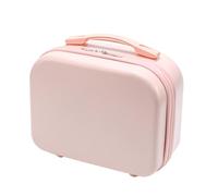 Ciieeo Mini 14 Inch Makeup Case Portable Cosmetics Bag Lightweight Abs Storage with Creative Design for Female Friends Traveling