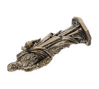 Ciieeo Mini Brass Jesus Figurine Small Religious Statue for Desktop and Garden Decor Intricately Detailed Tiny Spiritual Accent for Meditation and Pocket Devotional Use
