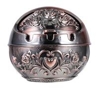 Ciieeo Mini Portable Ashtray Metal Bar Ash Tray Decorative Outdoor Ashtray for Home