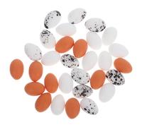 Ciieeo Mini Resin Easter Eggs, 30pcs Assorted Tiny Bird Eggs for Diy Craft, Dollhouse Miniatures, Bird Nest Decor, Spring Party And Photo Props