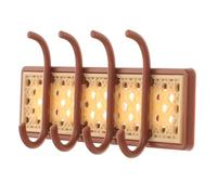 Ciieeo Mini Wall Hanging Key Hook Doll House Model Clothes Hanger Prop Cute Sturdy Design for Displaying Doll Clothing for Miniature House Decoration