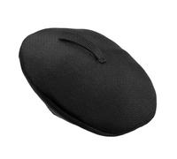 Ciieeo Miniature Beret Hat for Dolls Cloth Mini Hat Decoration Party Accessory Black Cotton for Crafting and Doll Dress Up