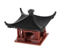 Ciieeo Miniature Suzhou Pavilion Bonsai Garden Ornaments, Zen Fish Tank Micro Landscape Decor, Traditional Chinese Garden Model for Home and Office Decoration