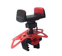Ciieeo Mobile Phone Holder for Bikes Durable Silicone Bracket Rotation Fits Phones Outdoor Riding Accessory Black Red