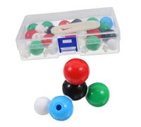 Ciieeo Molecular Structure Model Kit 28 Atom Balls 20 Chemical Bonds Science Teaching Tool for Chemistry Courses Educational Molecular Models Set