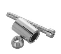 Ciieeo Motorcycle Rear View Mirror Plug Handlebar End Caps with Expansion Screws Shock Resistant Motorcycle Grip Plugs for Motorbike Handlebars Easy Installation