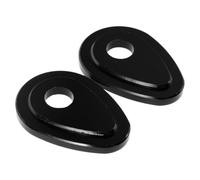 Ciieeo Motorcycle Turn Signal Adapter Spacers Aluminium Alloy Black Pair for Turn Signal Lights, Indicator Lights, Motorbike Modification, Night Riding